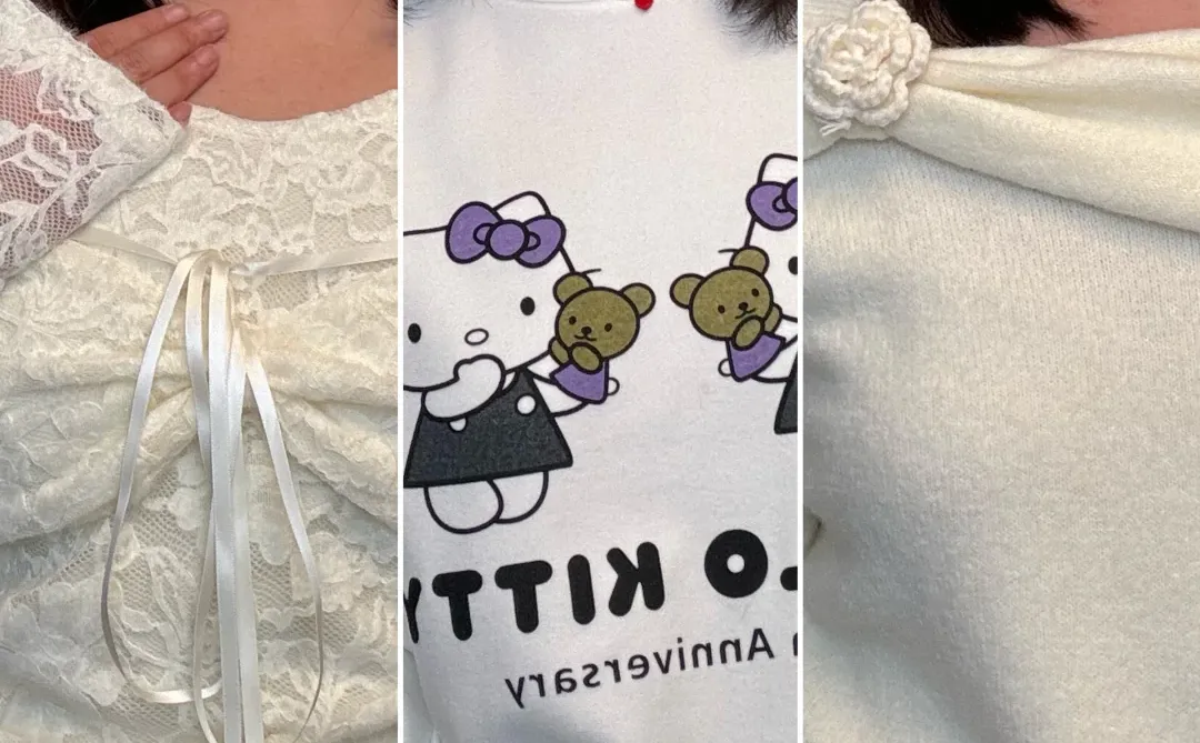 微胖157/112🍐试一下很火的蕾丝内搭👀