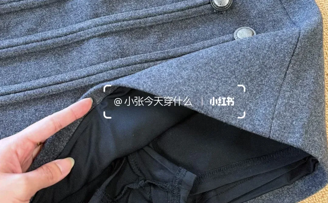 灰色系千金感🩶✨超重工的毛呢包臀裙～！