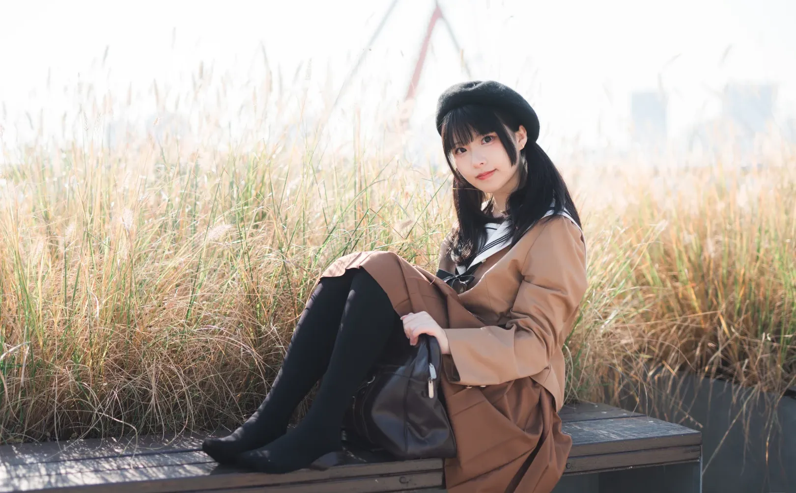 jk写真｜阳光照在她身上