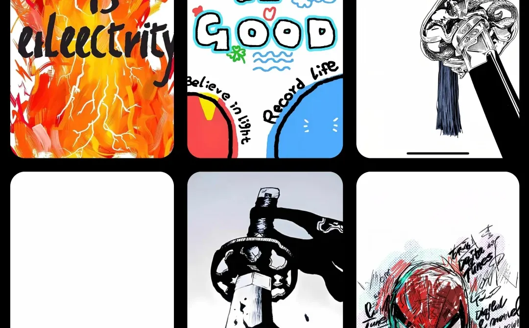 我猜肯定有人也懂这些涂鸦壁纸