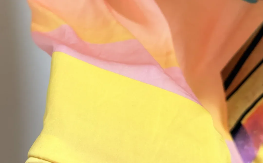 🥕7️⃣.9️⃣9️⃣古早明黄色双层包臀裙