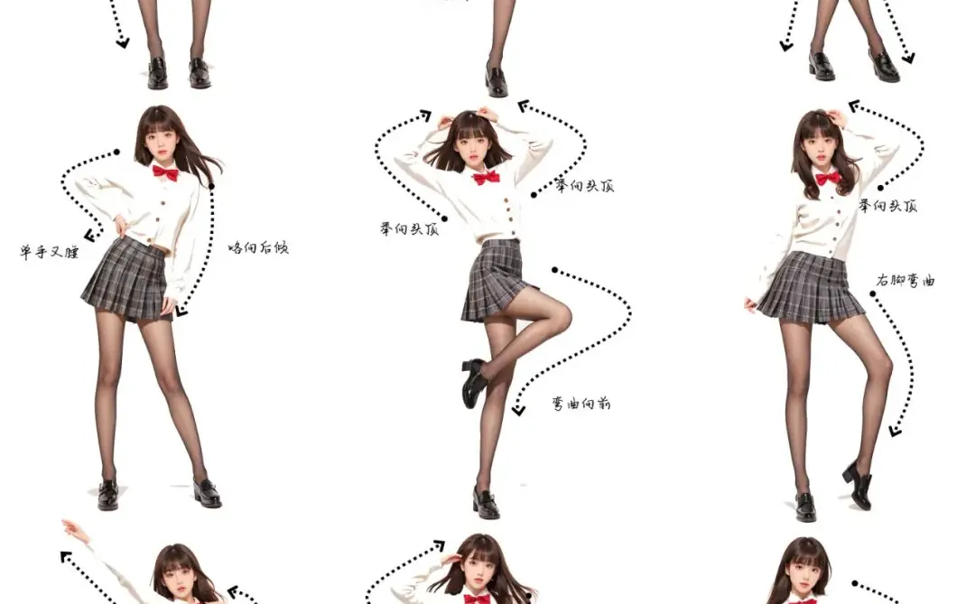 存一组甜酷风拍照姿势，姐妹们收藏起来！