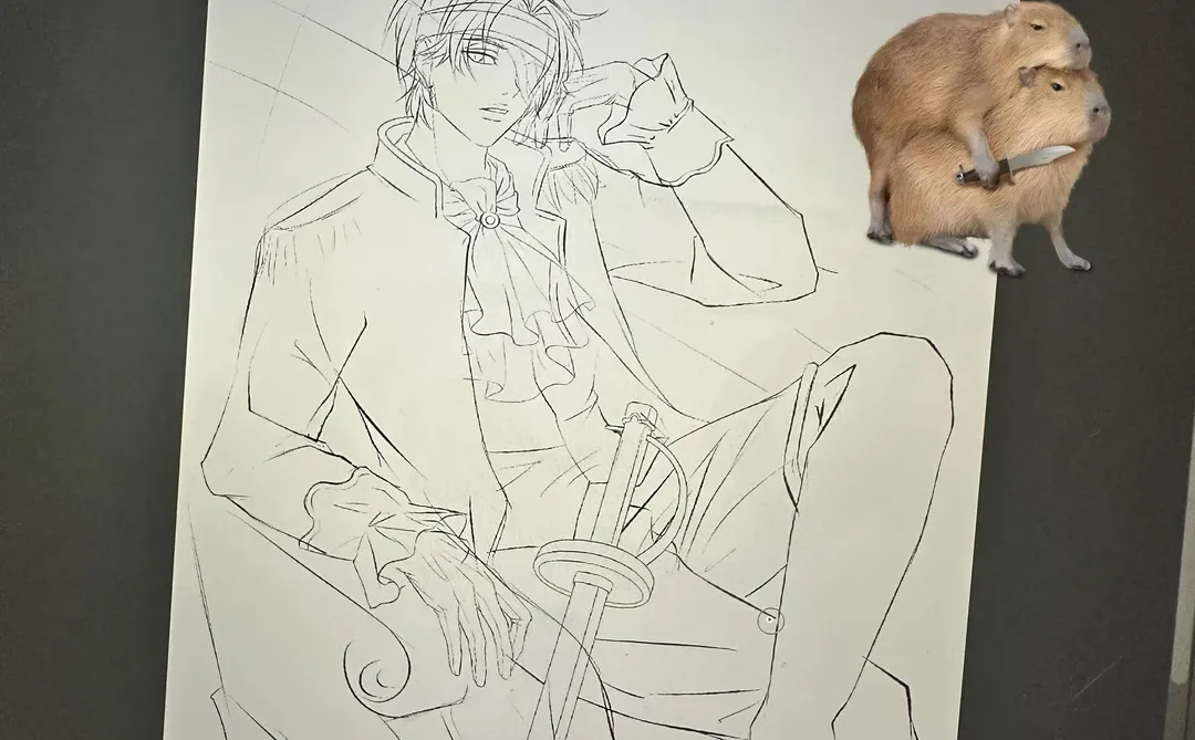 虽然长筒皮靴很涩，但是画起来好难理解