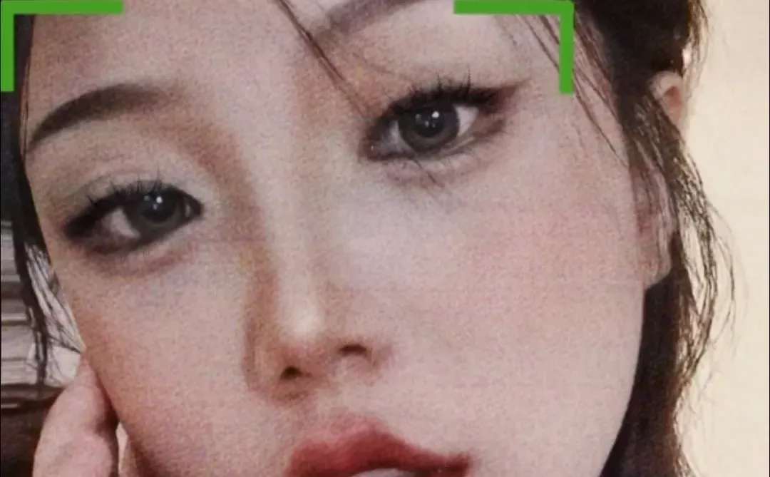 这特效带上去有baby嫩模期仿妆那味儿