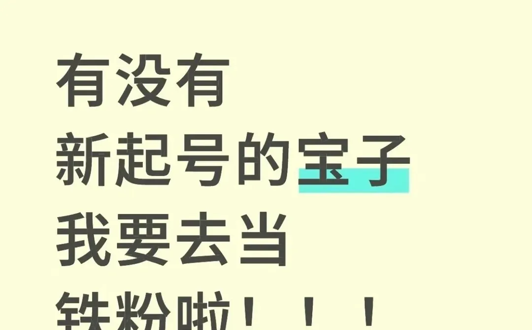 我要当铁粉，抱团取暖啦