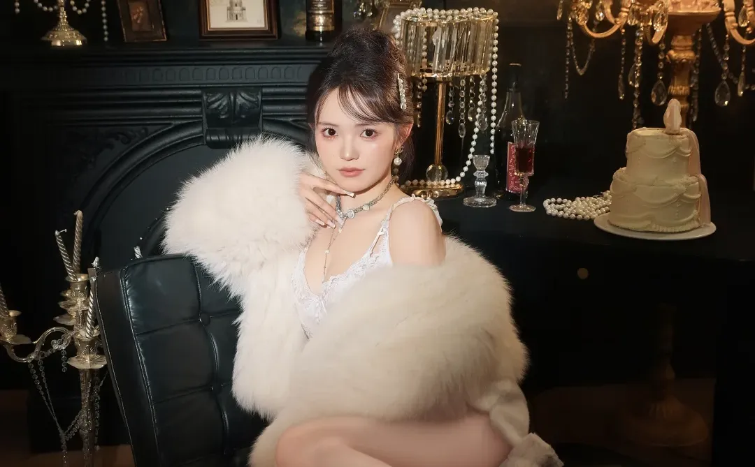 纯白皮草🤍纯欲千金风十足✨合肥写真
