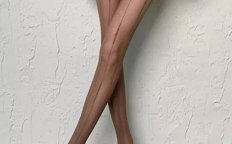 有被这条鱼网裤美到～！🎀