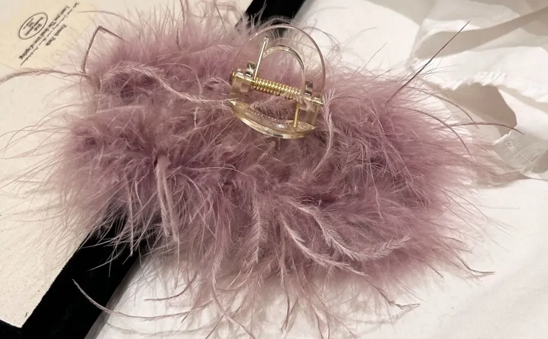 🌟鸵鸟毛抓夹 | 🦌秋冬新宠，纯欲风格