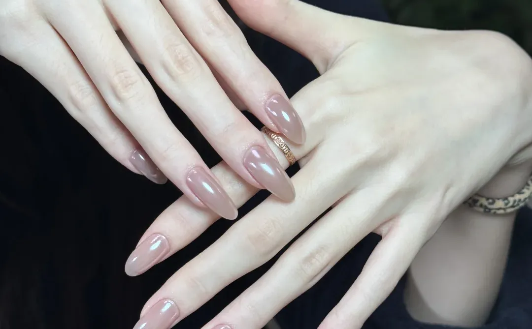 纯欲风裸色蹭粉美甲～▪诸暨美甲