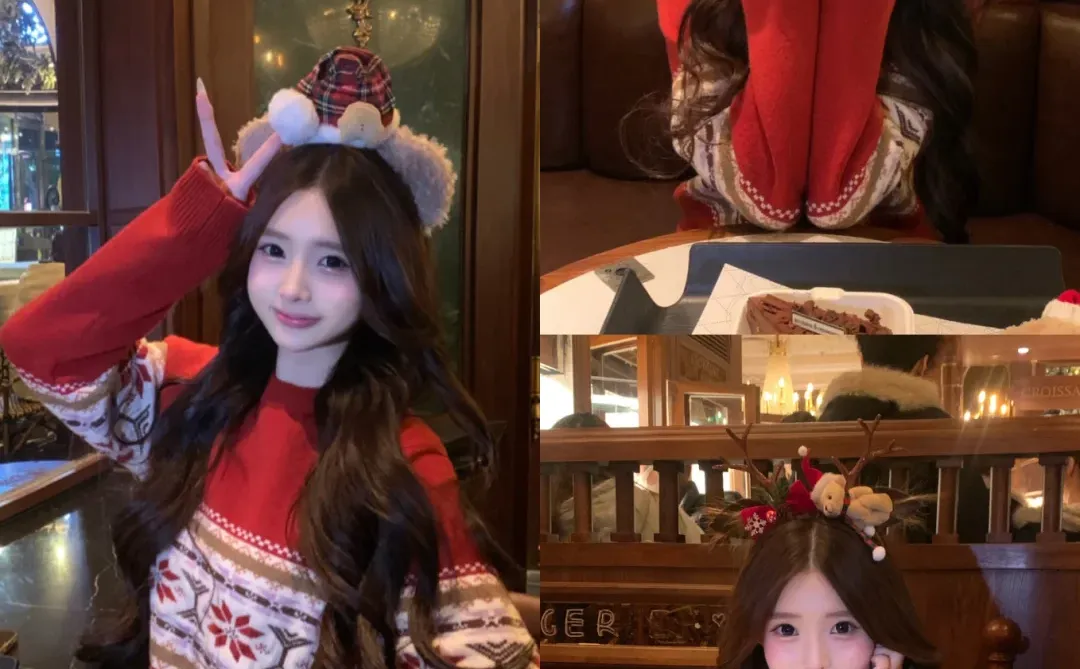 我的本命圣诞红毛衣💃