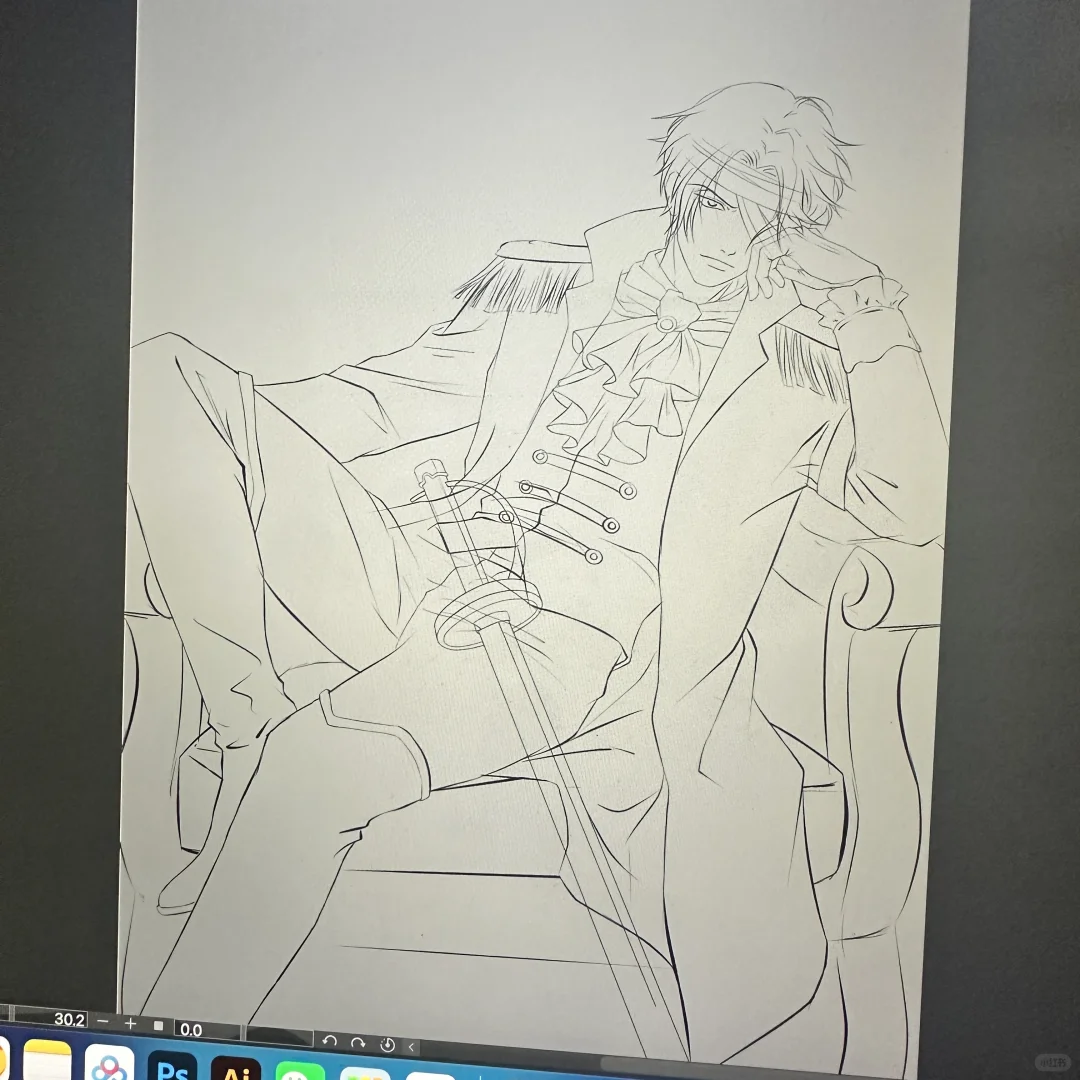 虽然长筒皮靴很涩，但是画起来好难理解