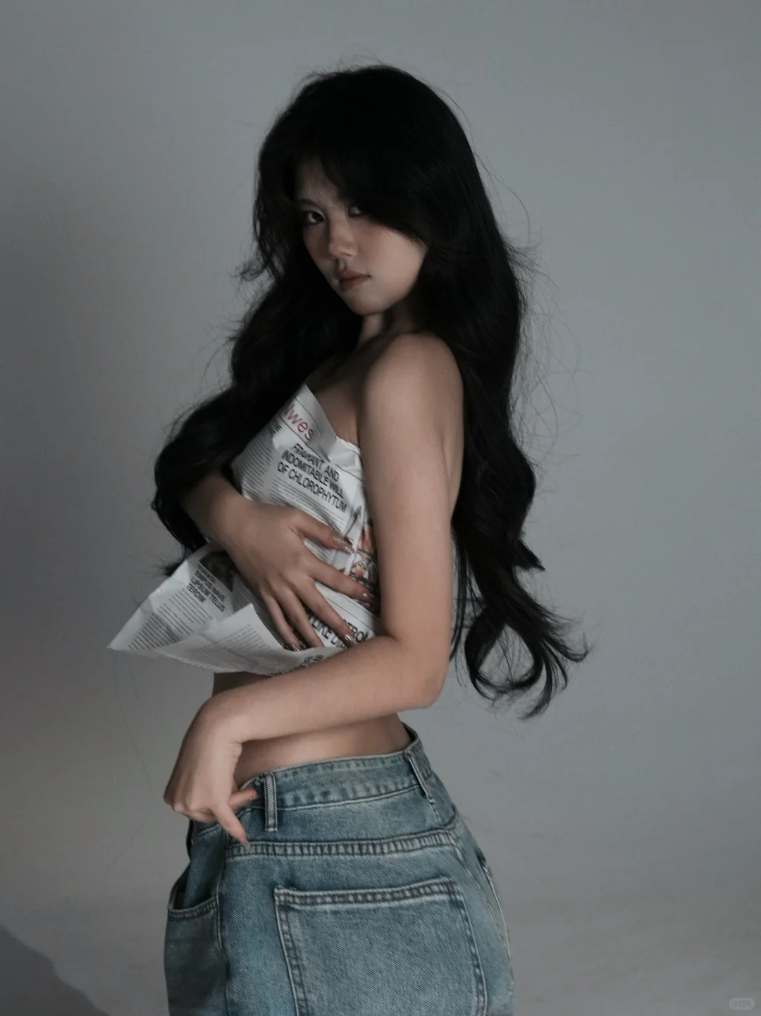 复古辣妹报纸情绪肖像📷