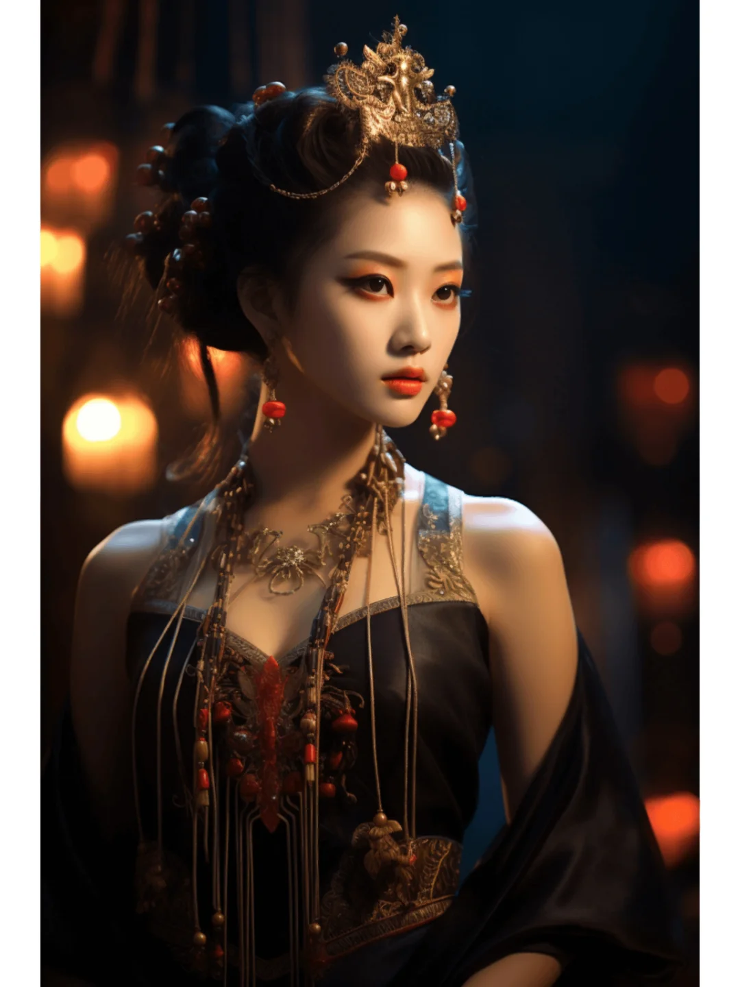 明艳动人的中国古典美女