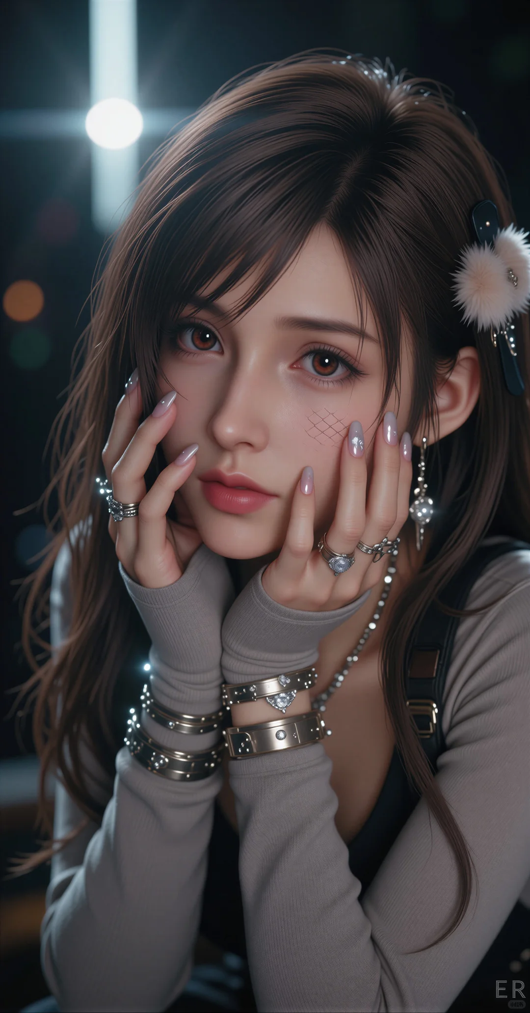 4K壁纸分享 | 写实风格的蒂法8