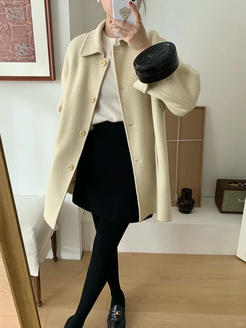 秋冬显瘦王炸💥 毛呢A字包臀裙太绝了