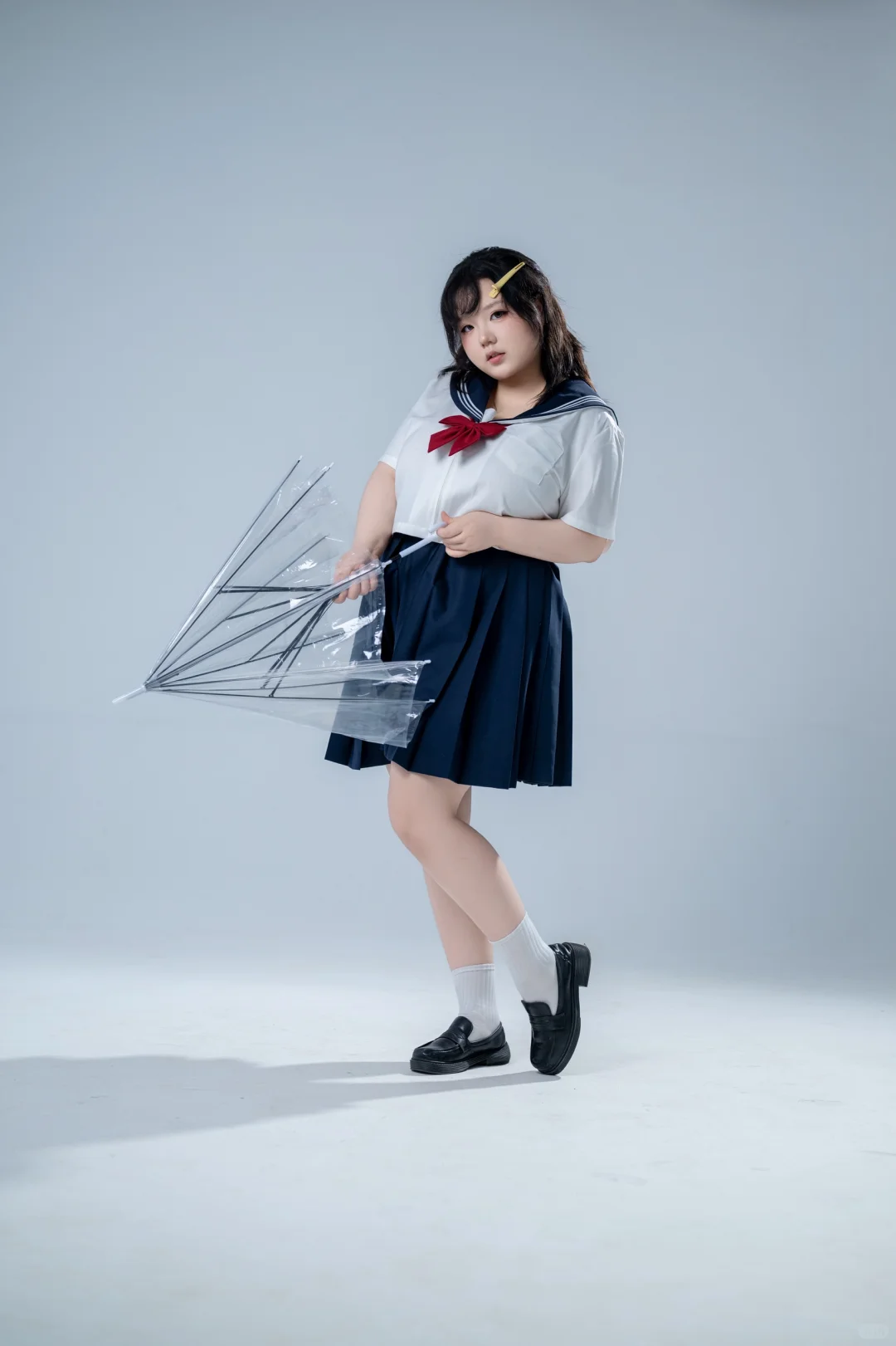 正片场照动作指导——jk制服与伞