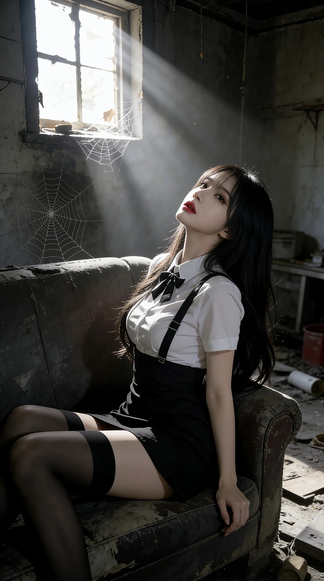 私藏壁纸分享｜废墟里的光与少女