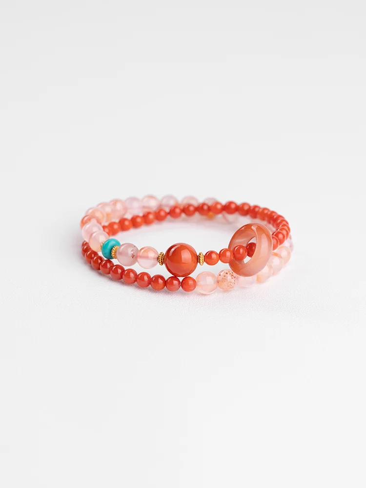 腕间流转的东方红韵🔴南红手串