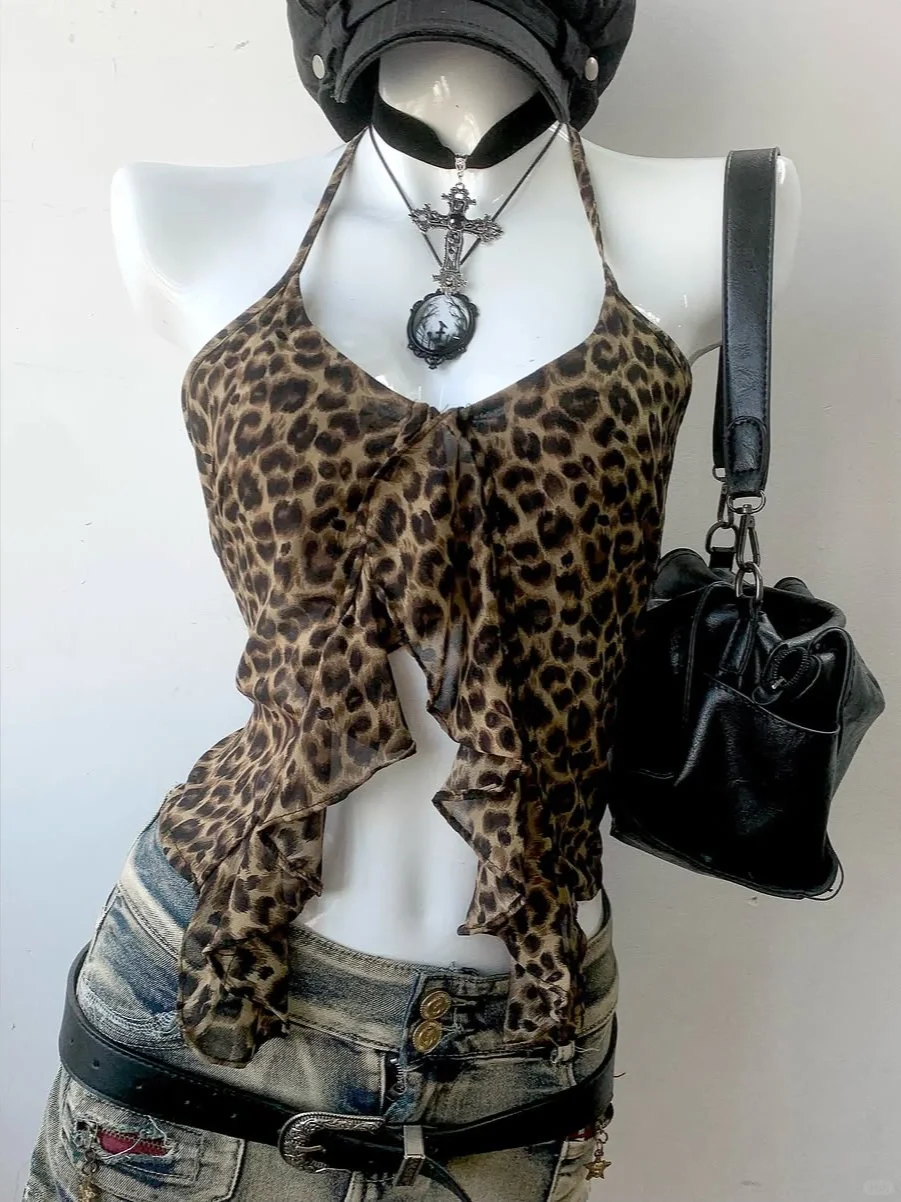 豹纹上衣🎀Vintage古着
