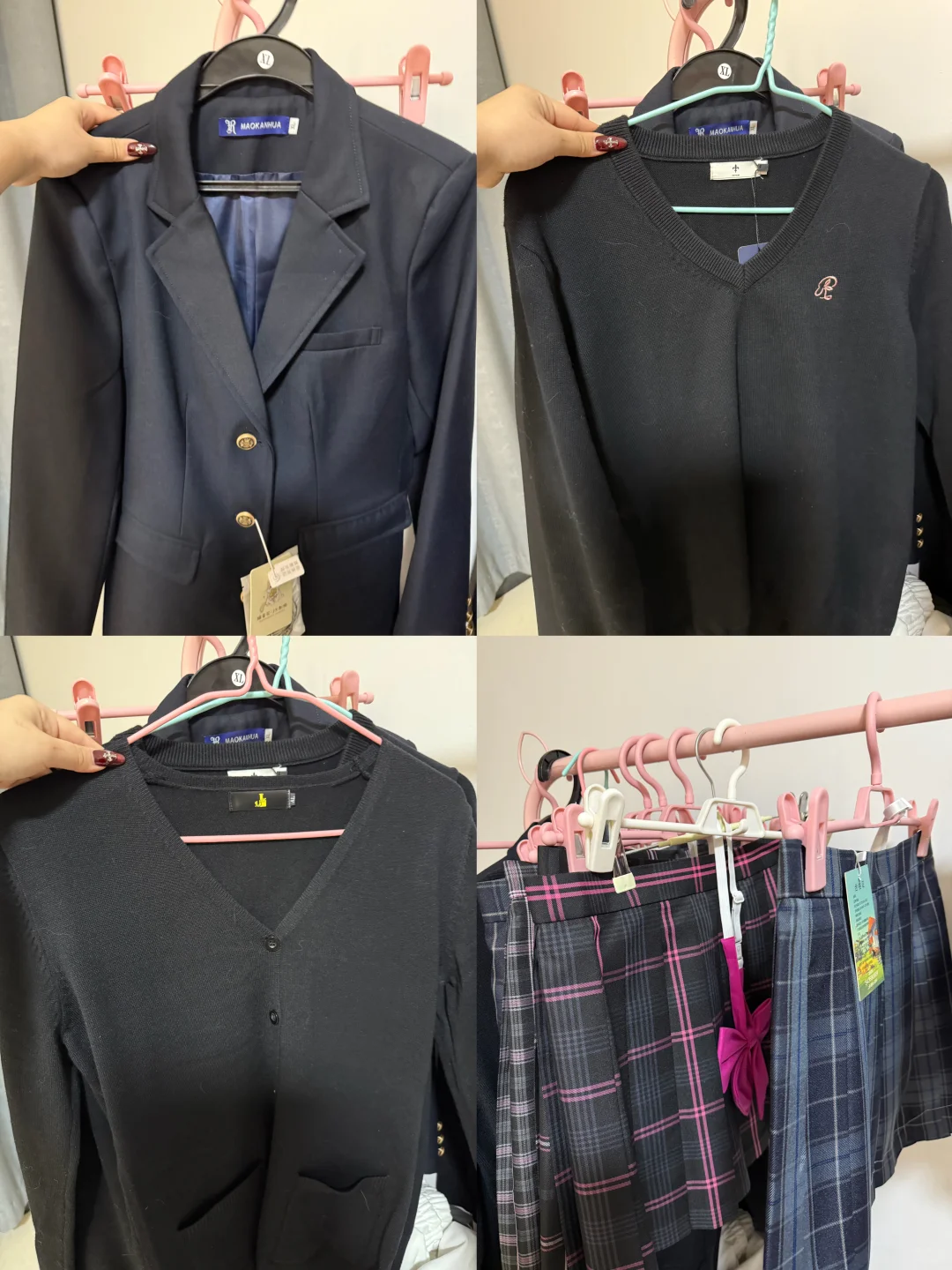 客妹返图 衣服已经陆续到货啦 猫看花jk小玫