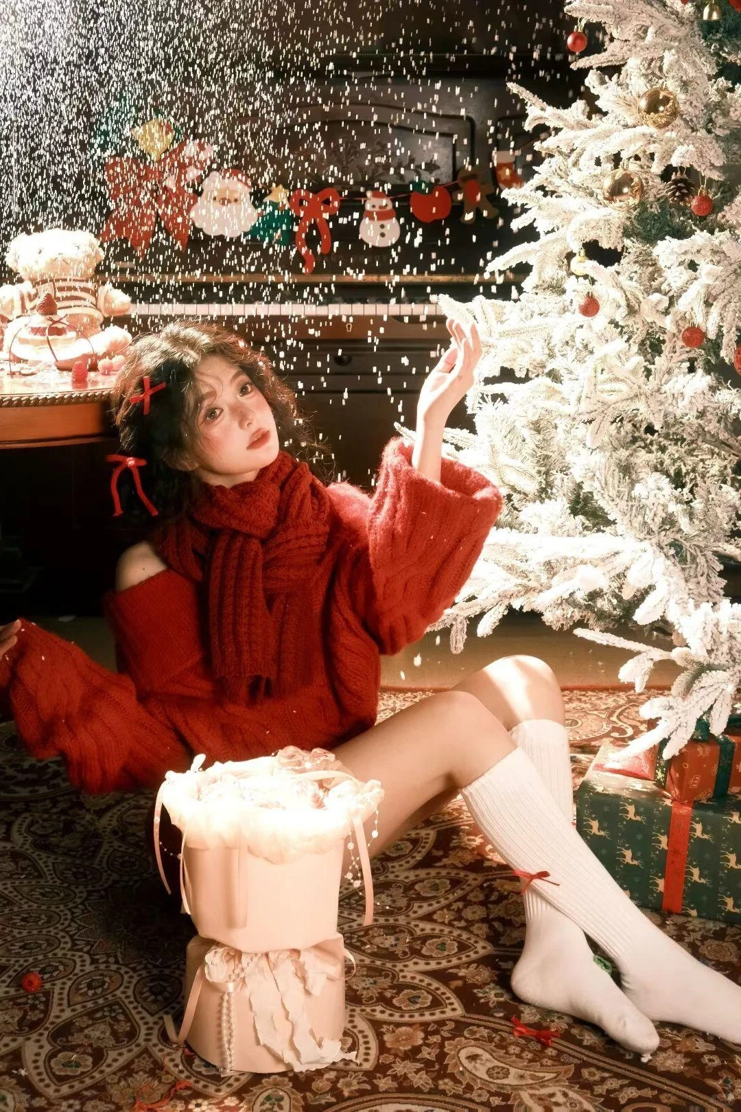 属于甜美纯欲少女的平安圣诞夜来啦🎄上海