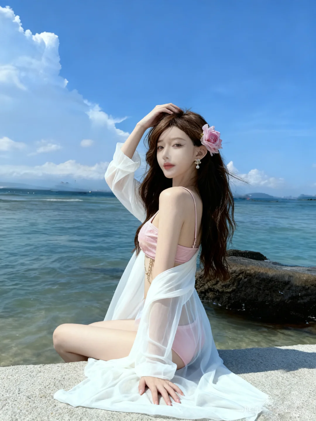 三亚度假暴击！这件泳衣👙让我被追着问链接