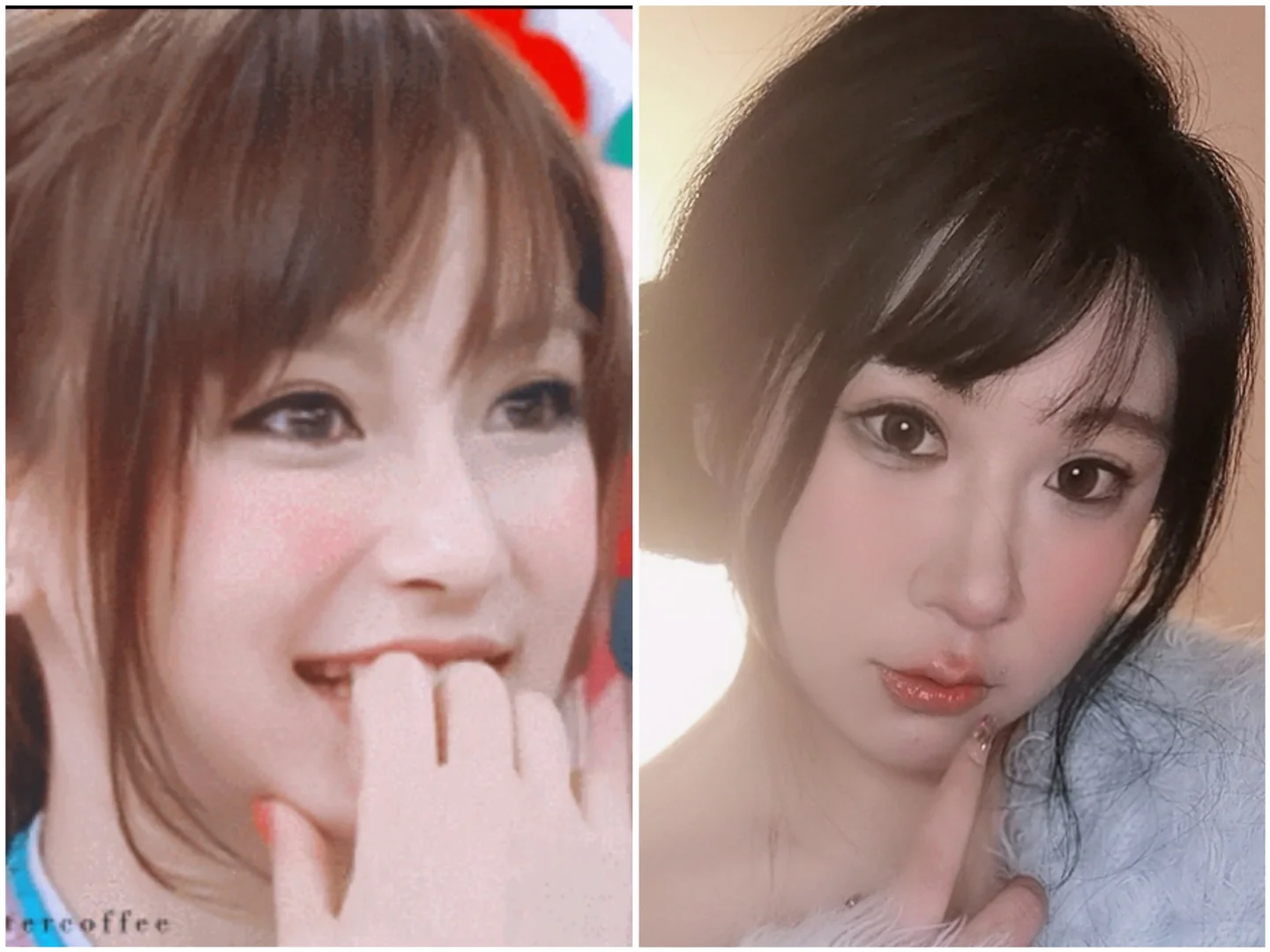 朋友说有点像baby嫩模时期