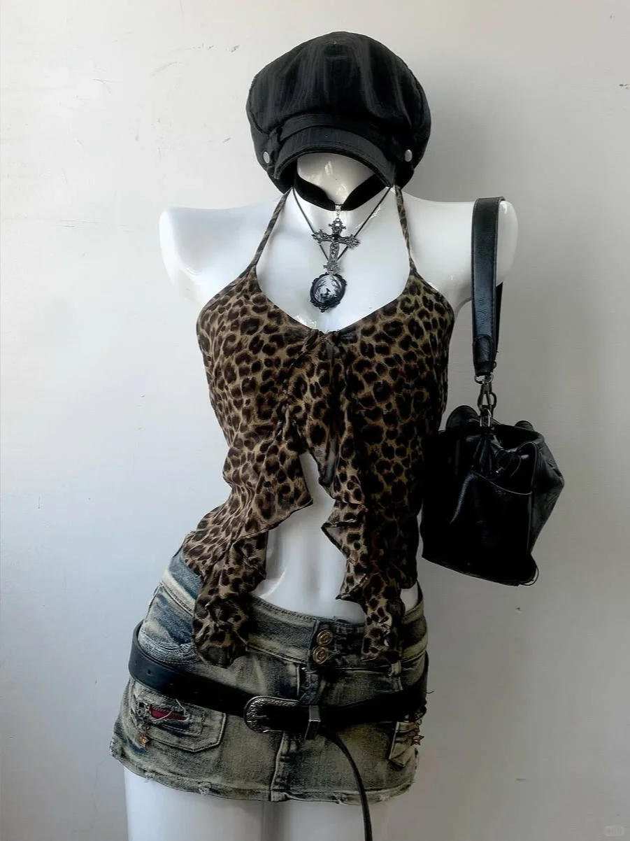 豹纹上衣🎀Vintage古着
