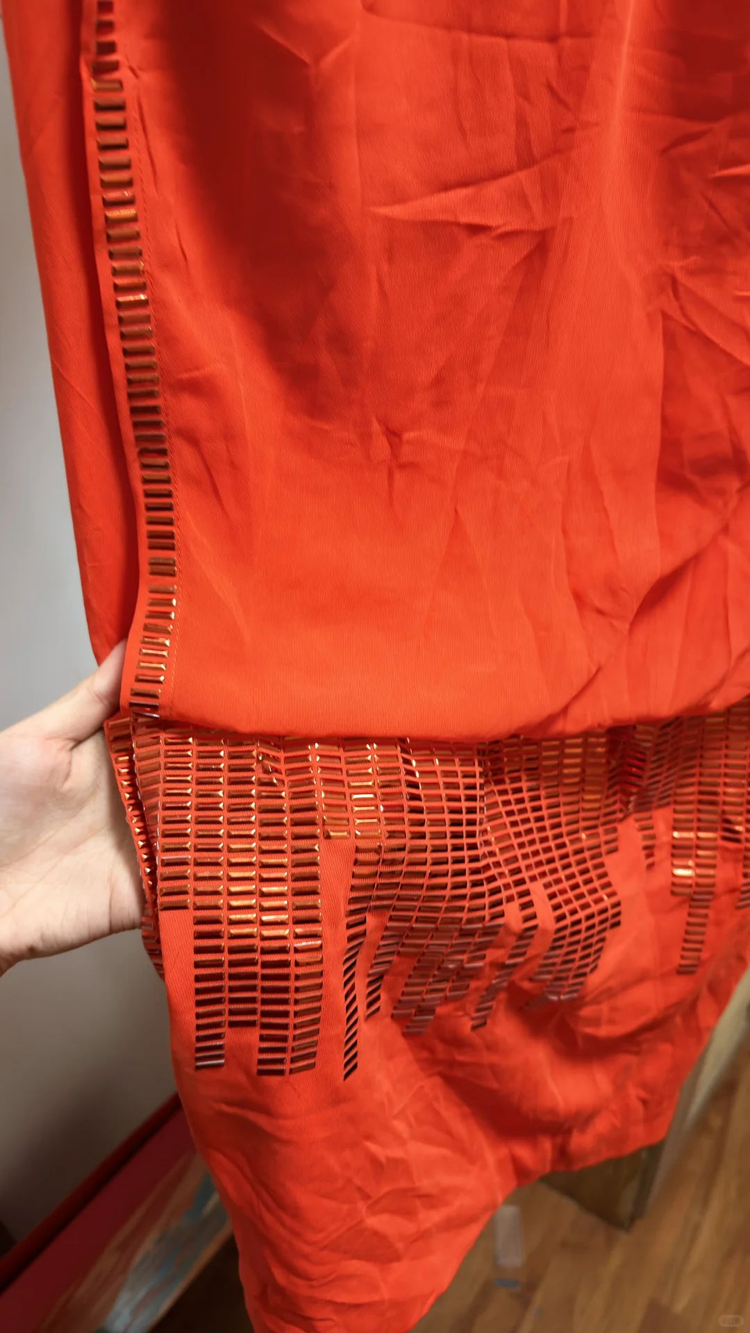 🥕7️⃣.9️⃣9️⃣moda家 桔红色古早包臀裙