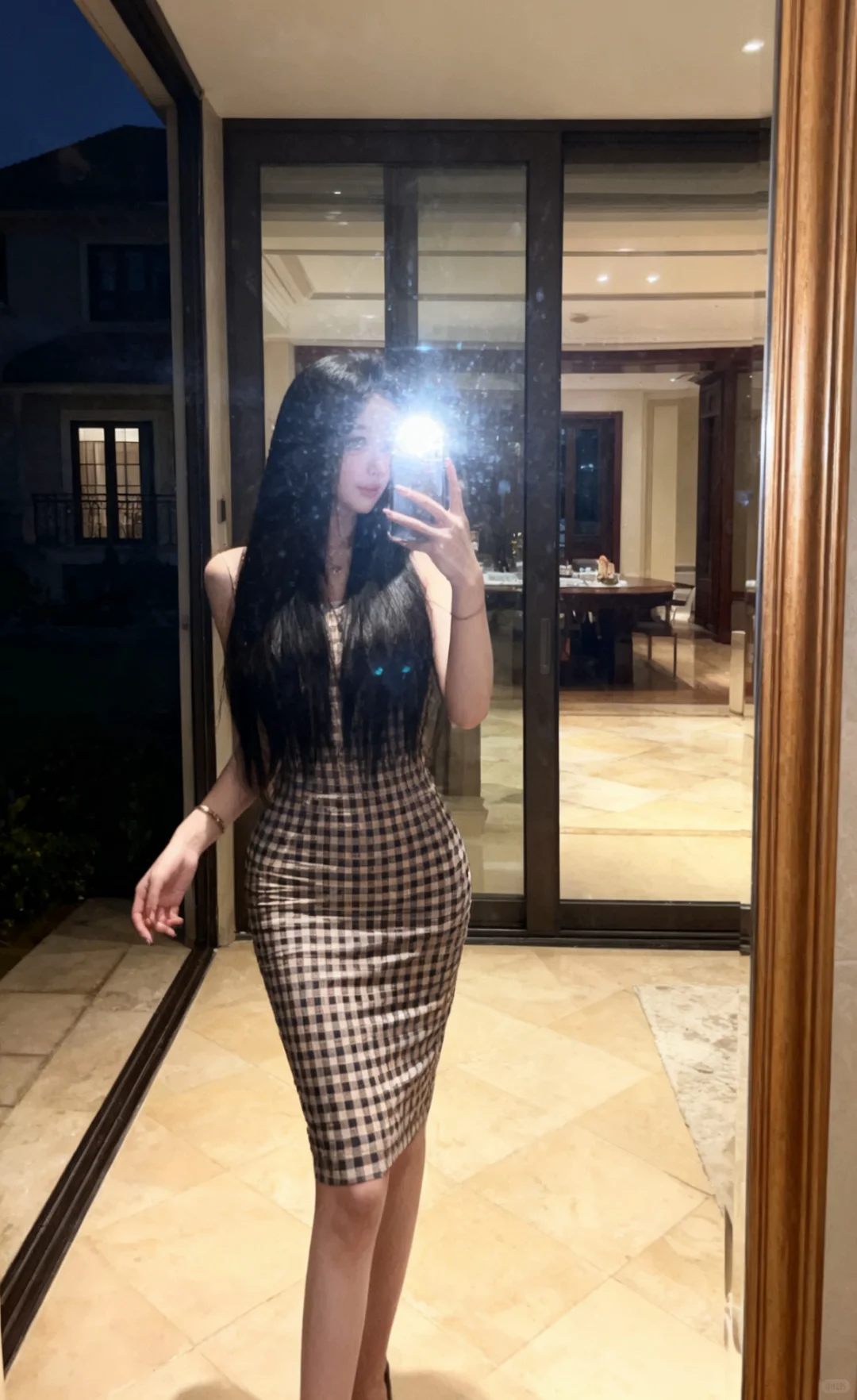 格纹包臀裙｜掐出腰臀比的绝杀款👐🏻