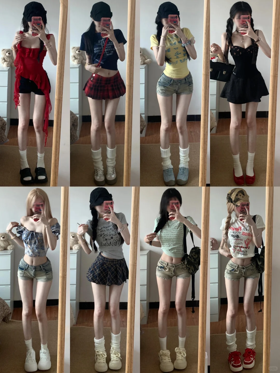 4️⃣8️⃣套～超绝的夏日辣妹穿搭