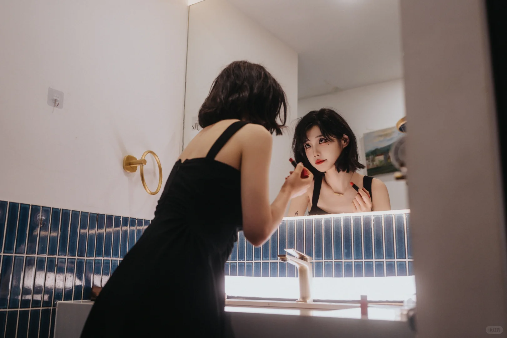室内人像｜黑裙王姐（其二）