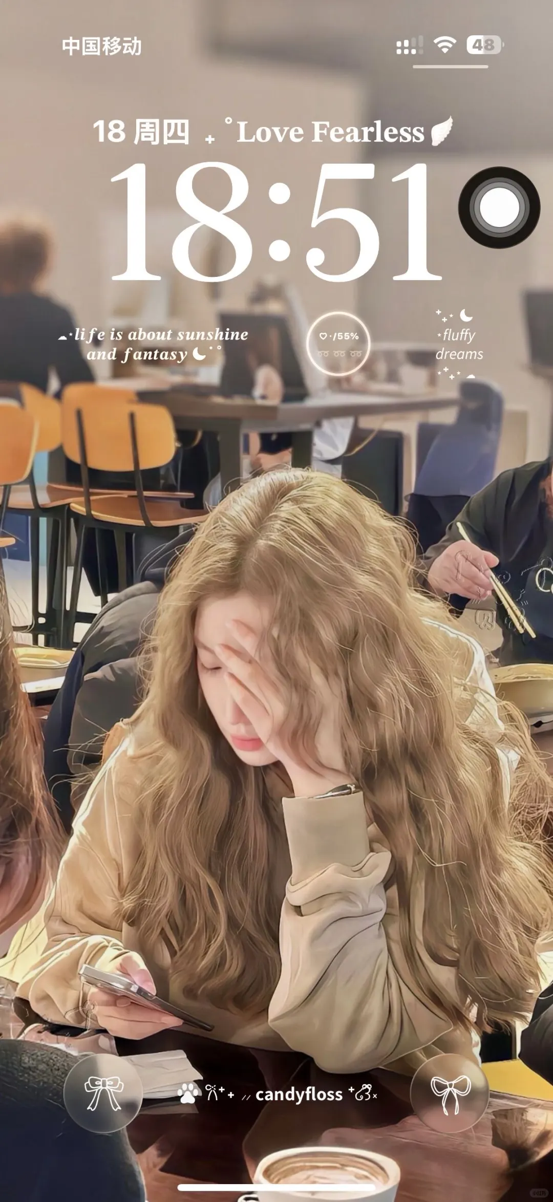 好喜欢我的新壁纸！！🤍✨😍😍