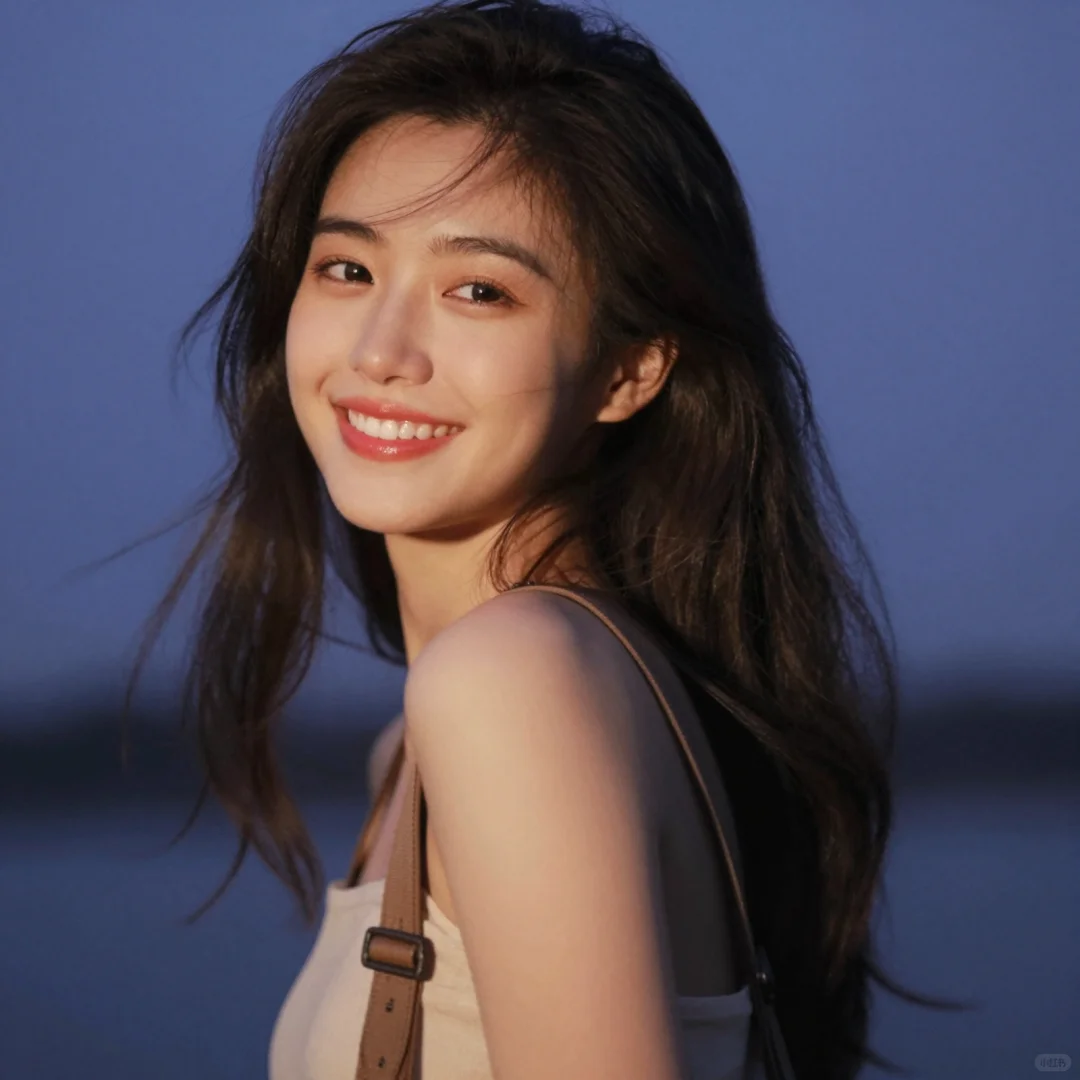 AI写真集-爱笑的女孩