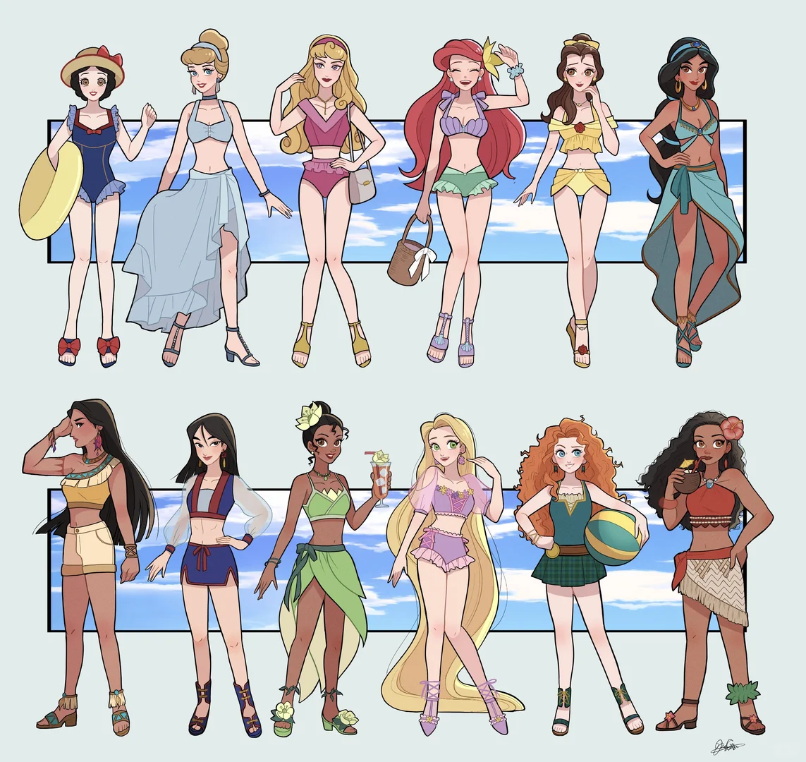 冬日存一夏，公主泳装美到失语！👙