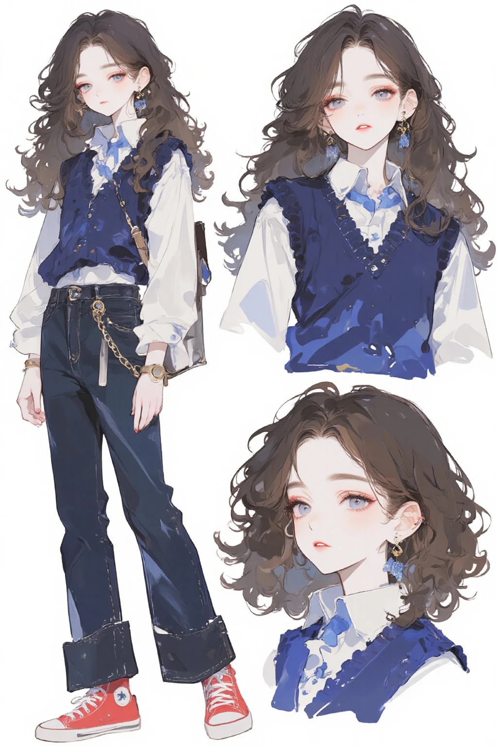 【oc人设】女孩 御姐 高冷 春秋穿搭 高级感