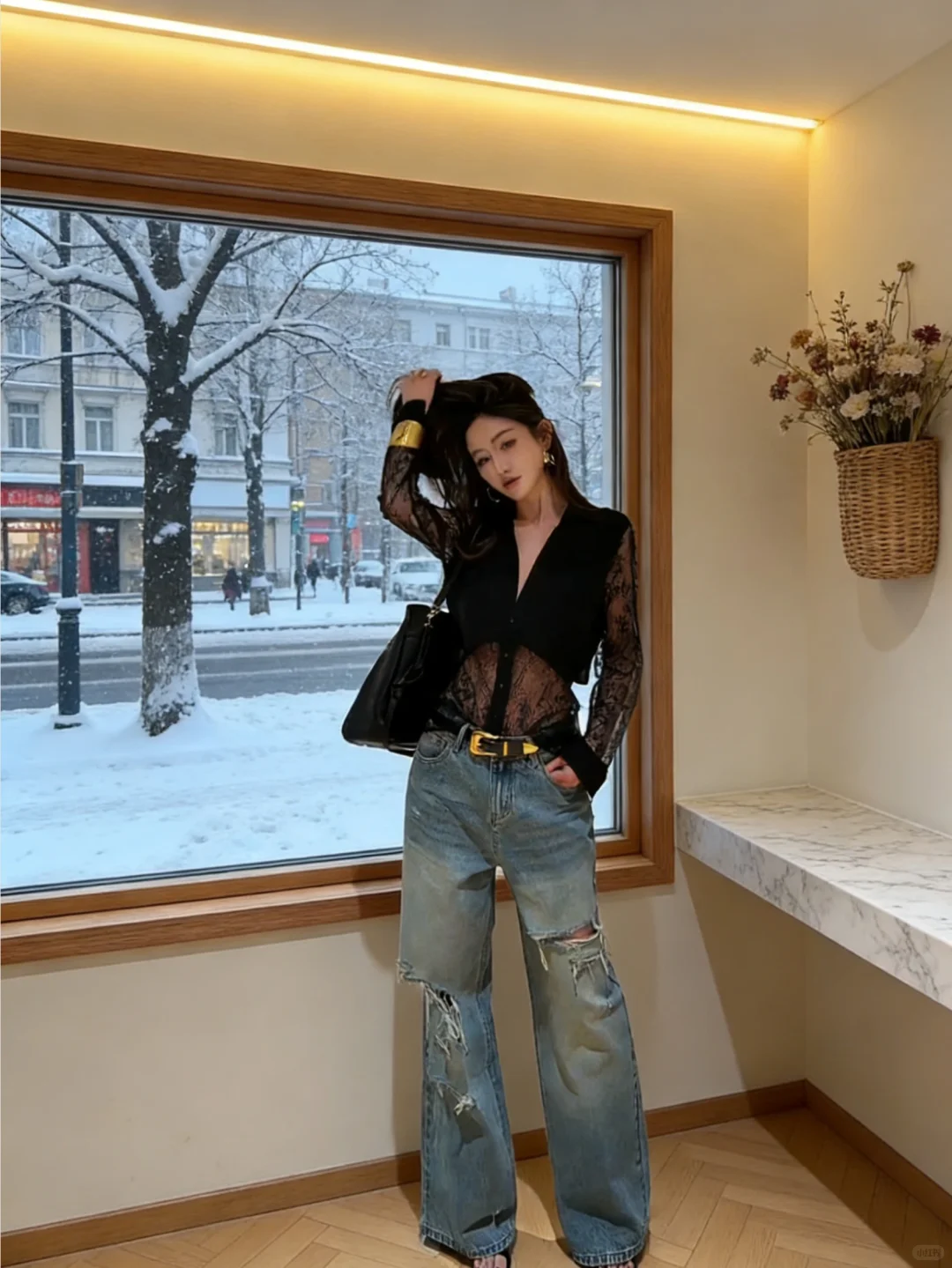 好喜欢这种辣妹风穿搭啊！！！