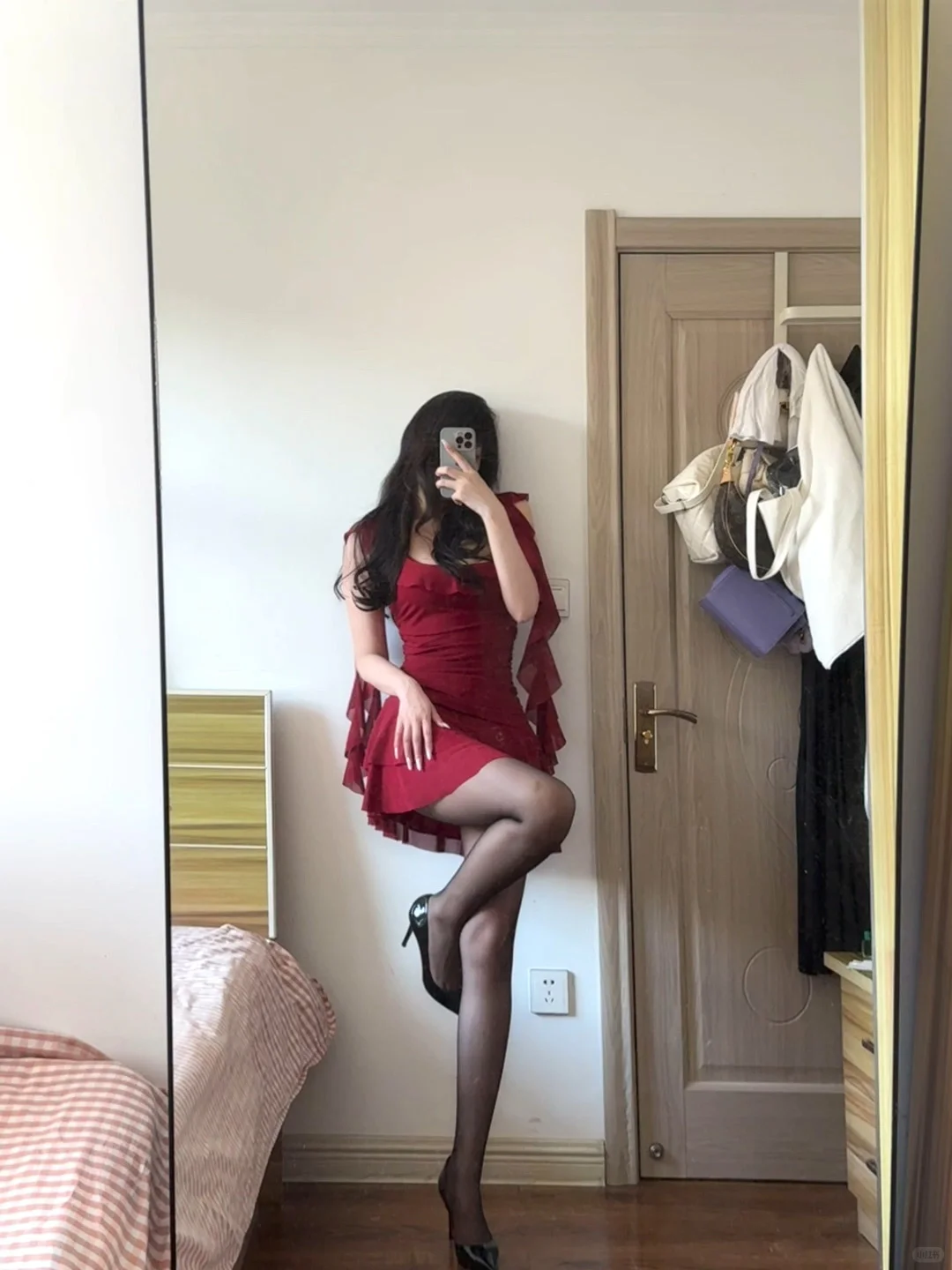红裙太有御姐感啦～