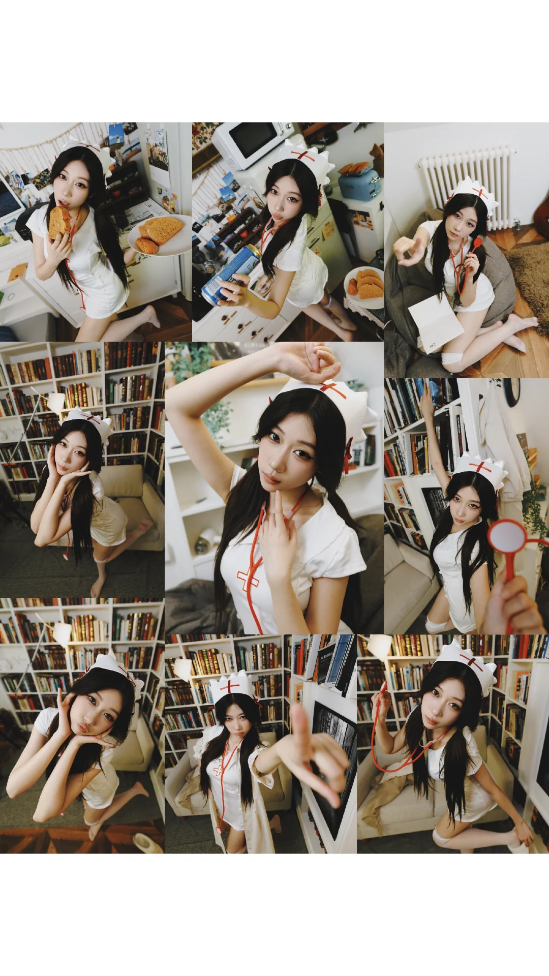 拒绝打卡照！凌嘉版搞怪小护士普通人如何拍？