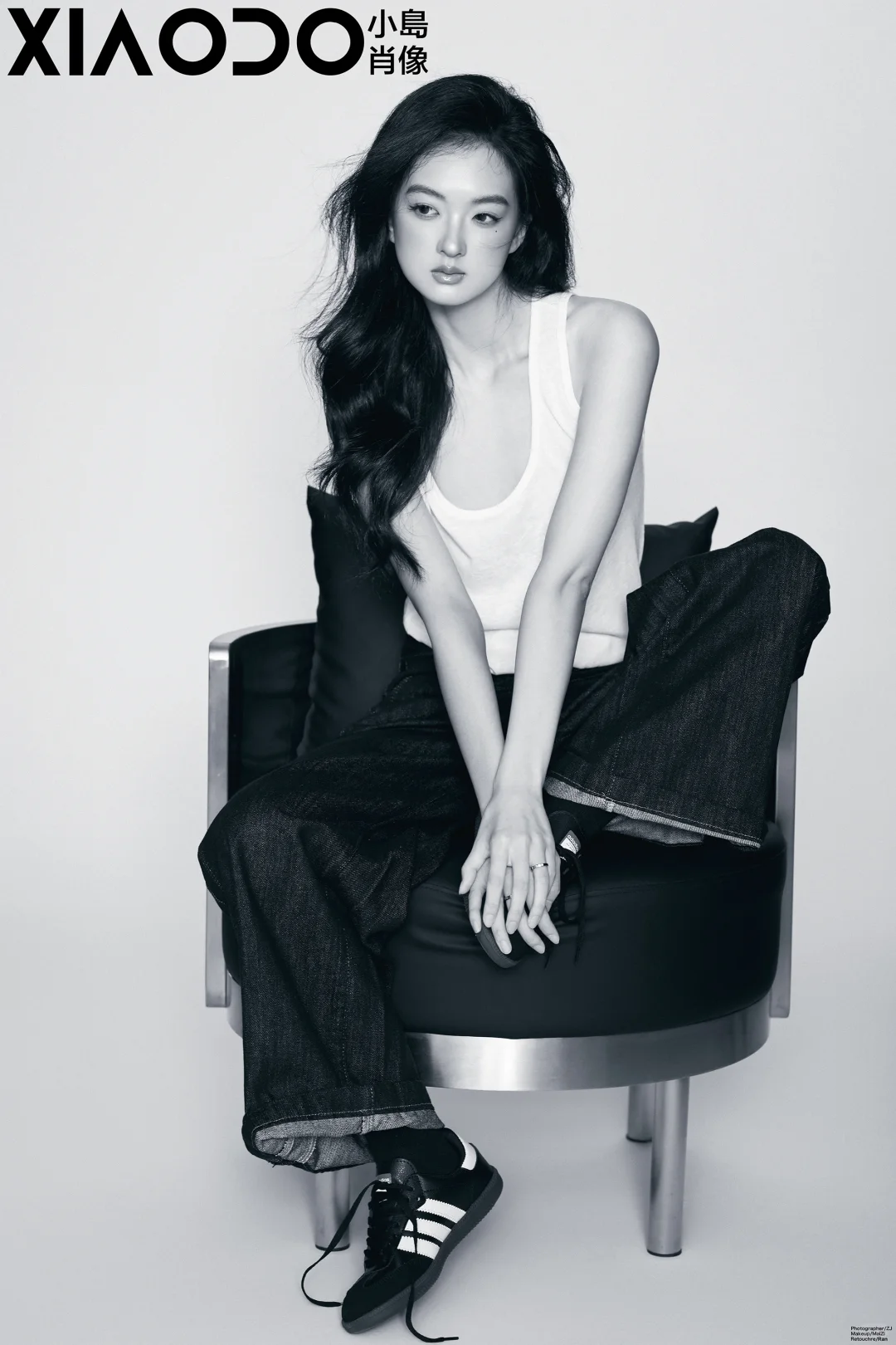 超A性感辣妹风❕黑白御姐写真