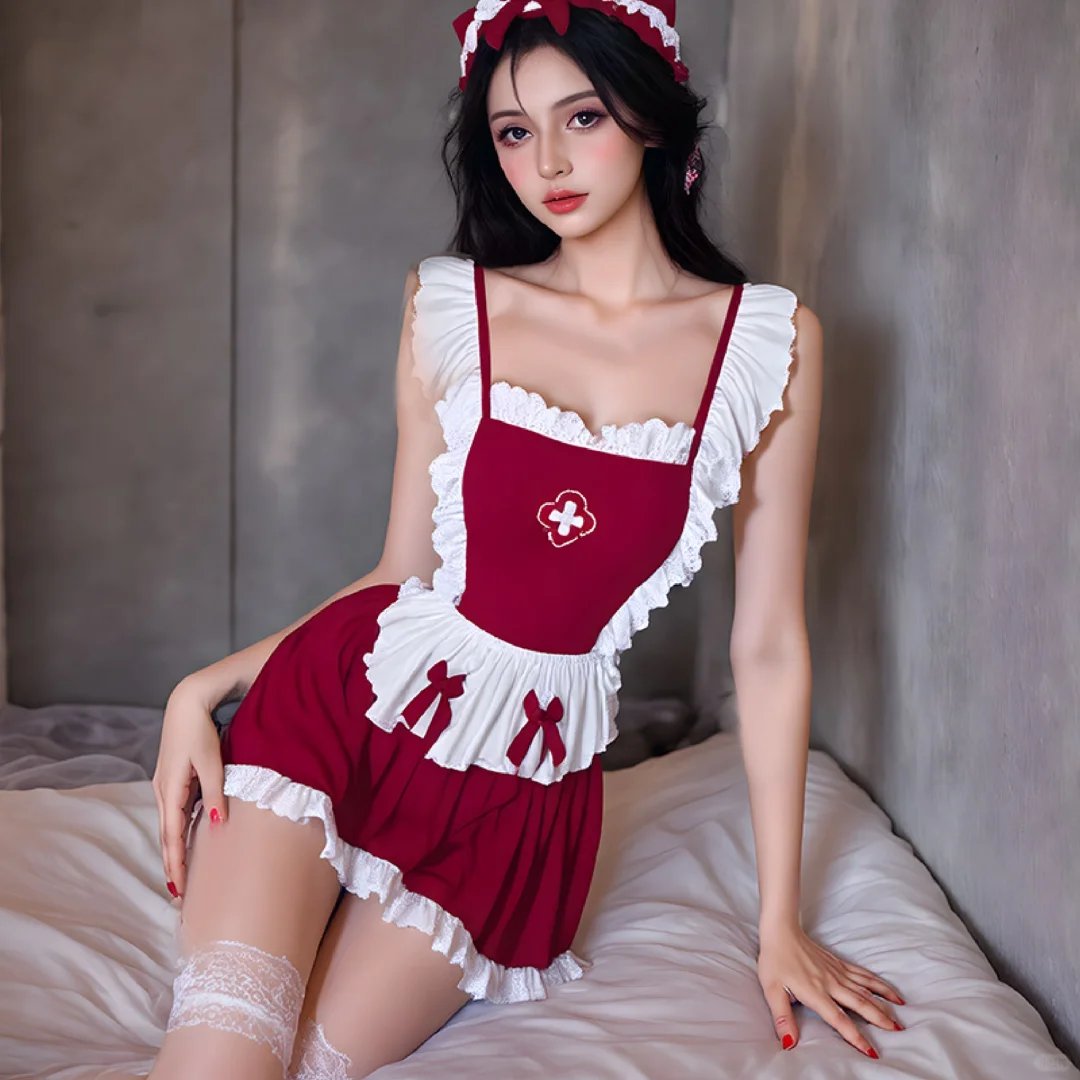 圣诞玫瑰🌹，香艳迷人眼内衣。