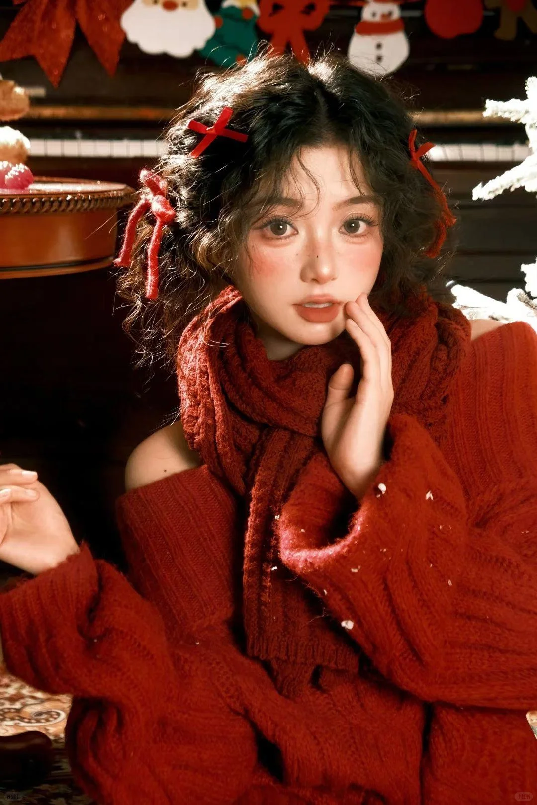 属于甜美纯欲少女的平安圣诞夜来啦🎄上海