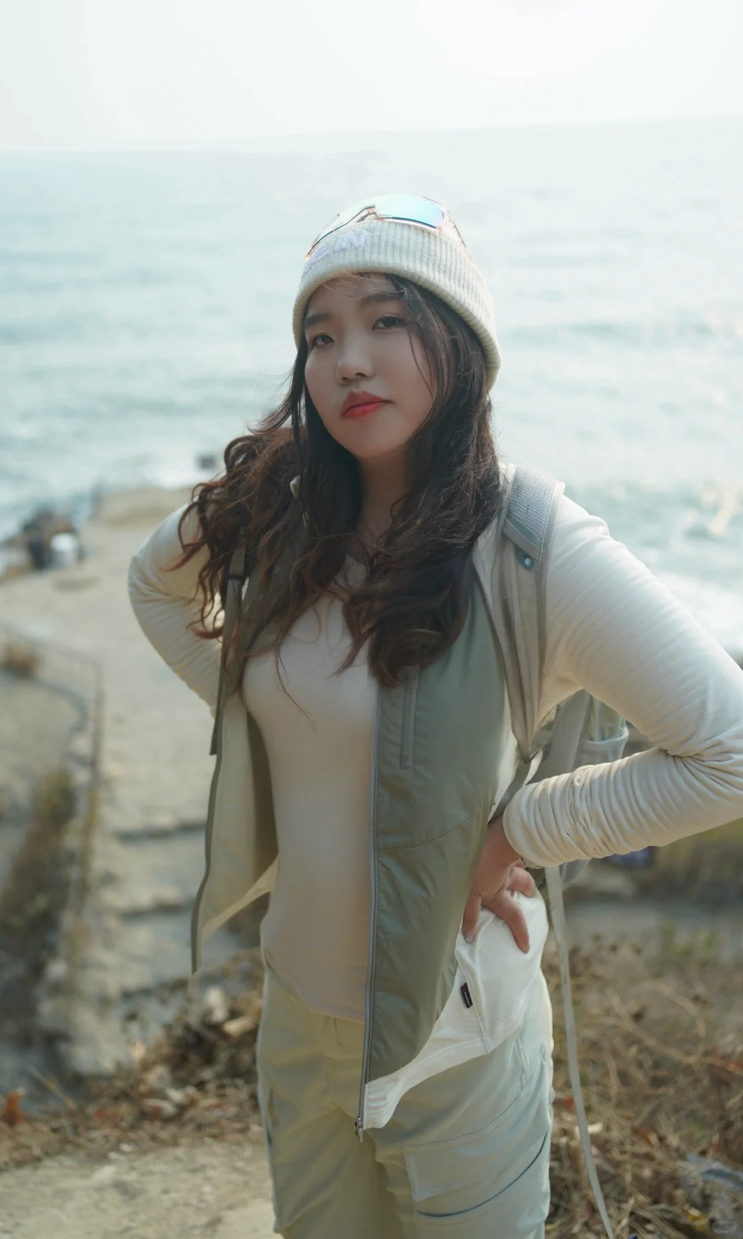 【初冬海边徒步穿搭】0°-10°C保暖不臃肿！