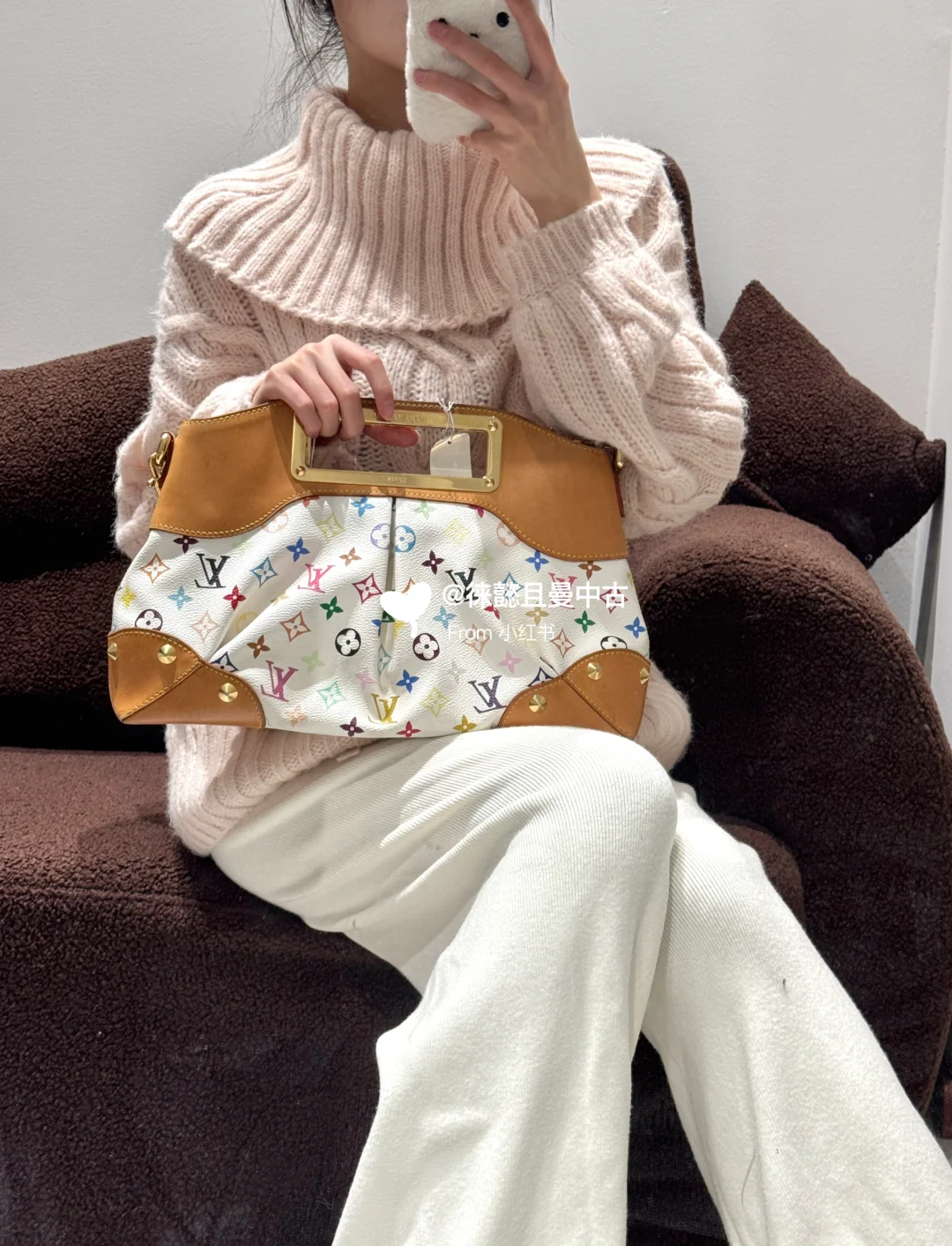 白三彩包包上身也太温柔了叭💕
