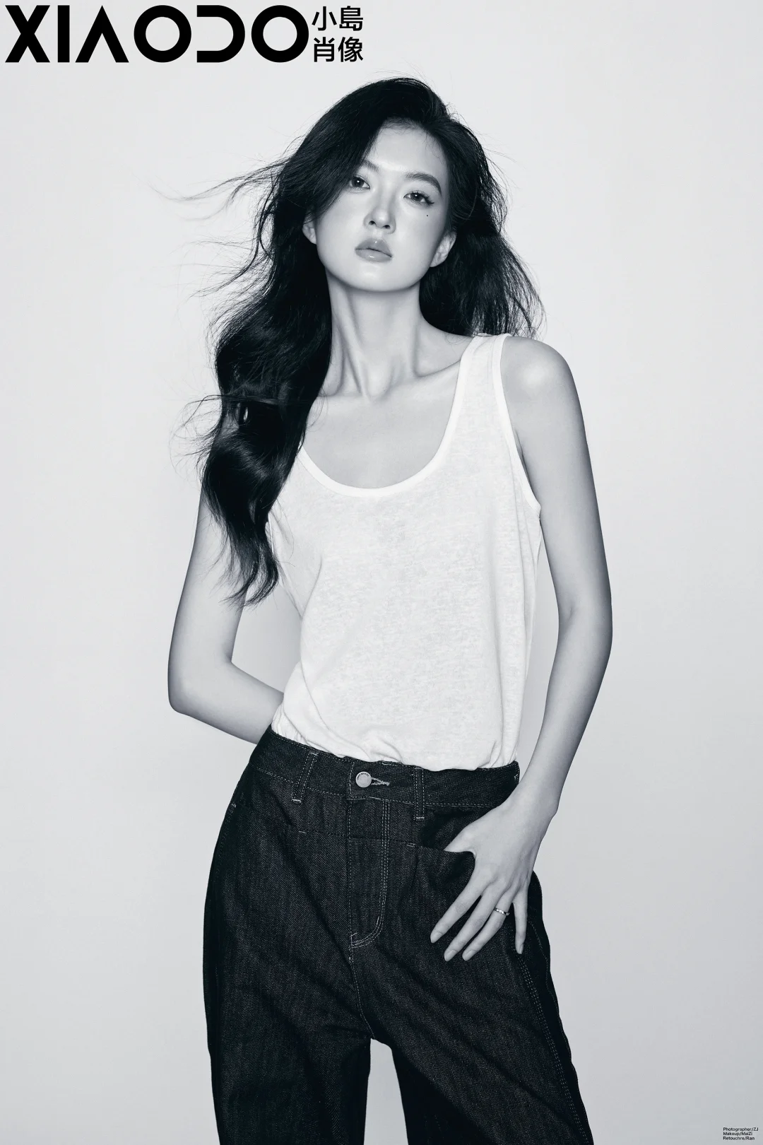 超A性感辣妹风❕黑白御姐写真