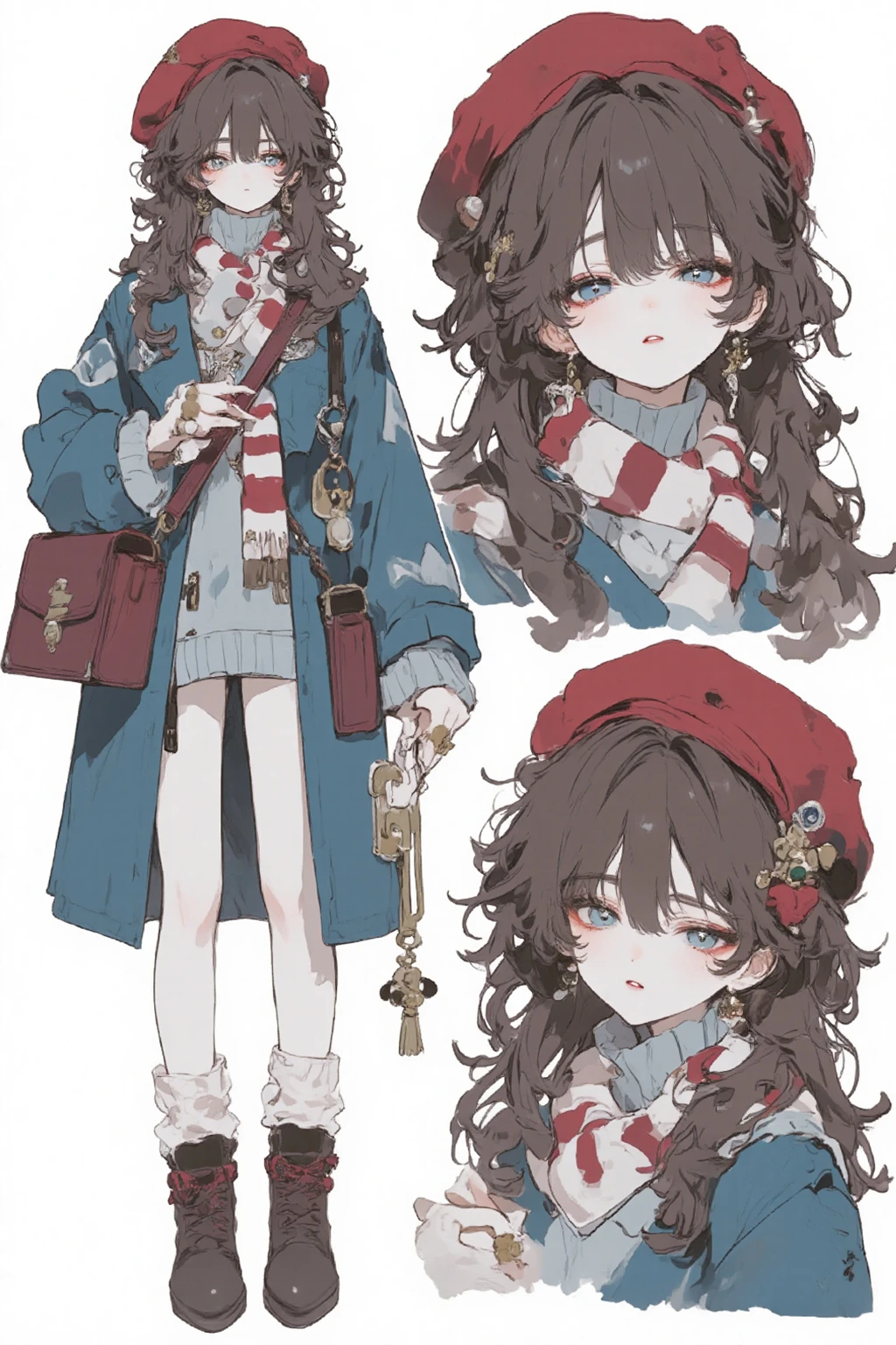 【oc人设】女孩 御姐 高冷 春秋穿搭 高级感