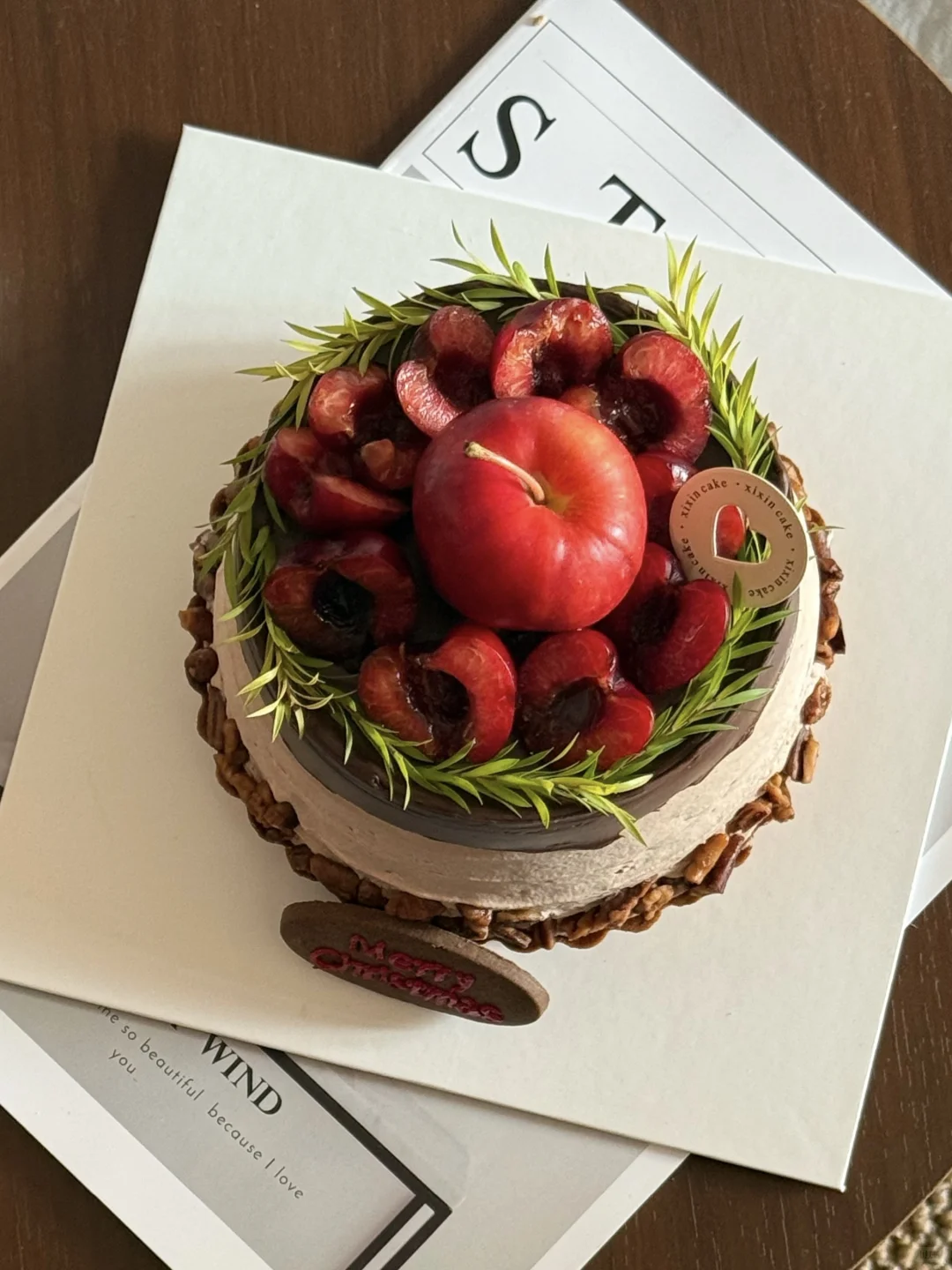 圣诞限定的苹果挞🍰，直接美cry…