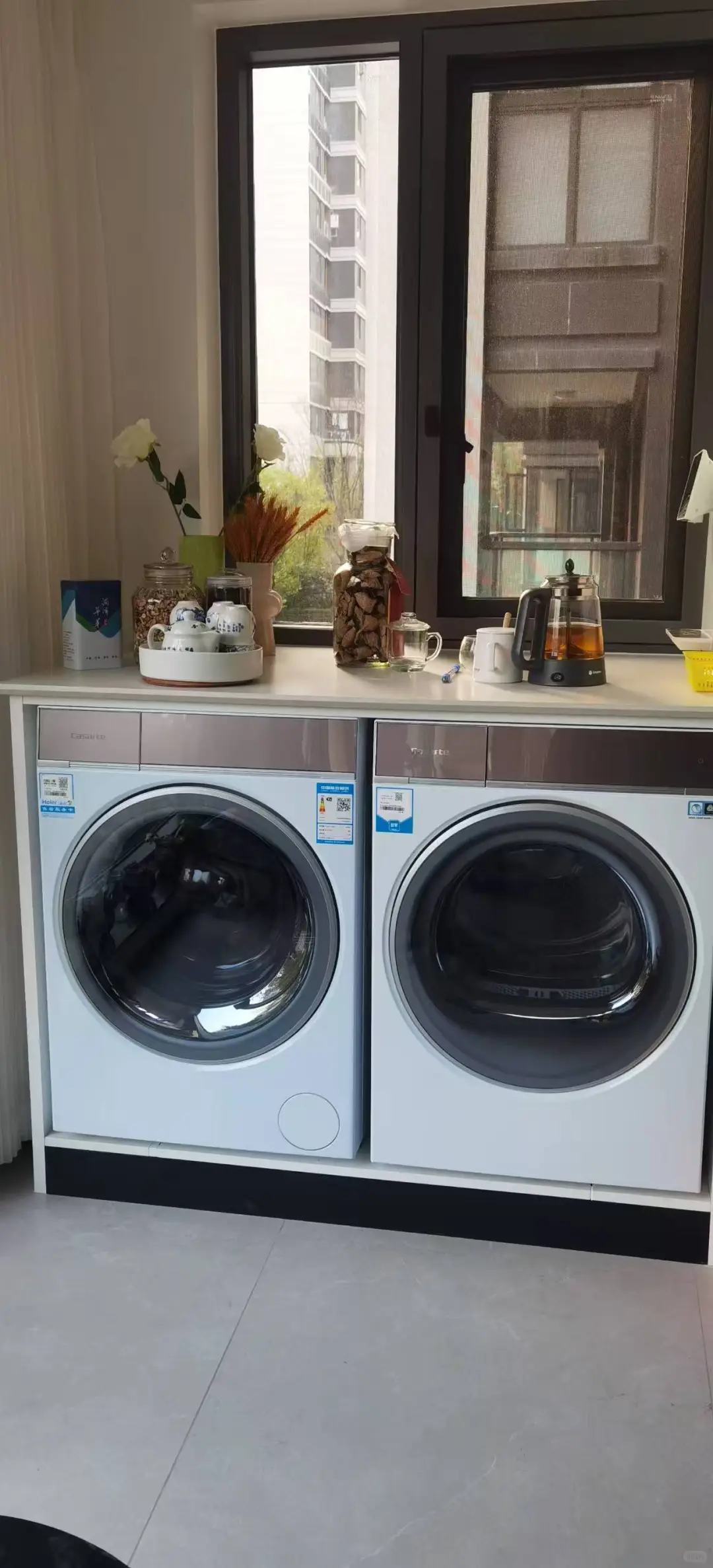 卡萨帝洗烘套装，精致生活洗衣自由