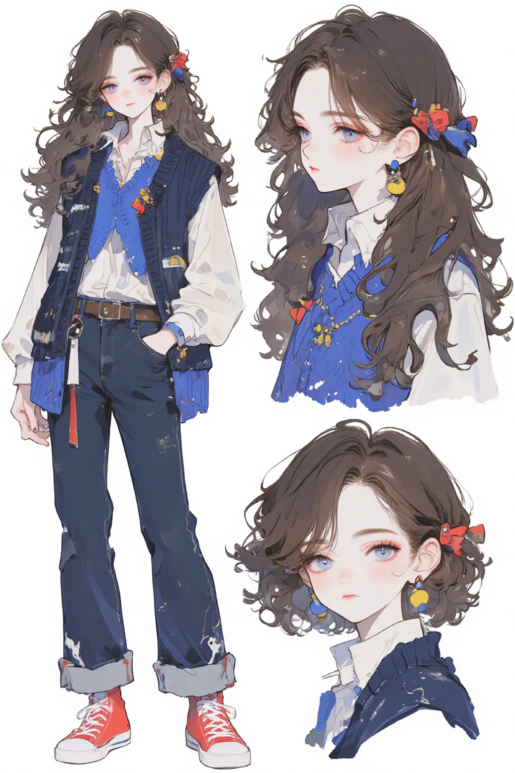 【oc人设】女孩 御姐 高冷 春秋穿搭 高级感