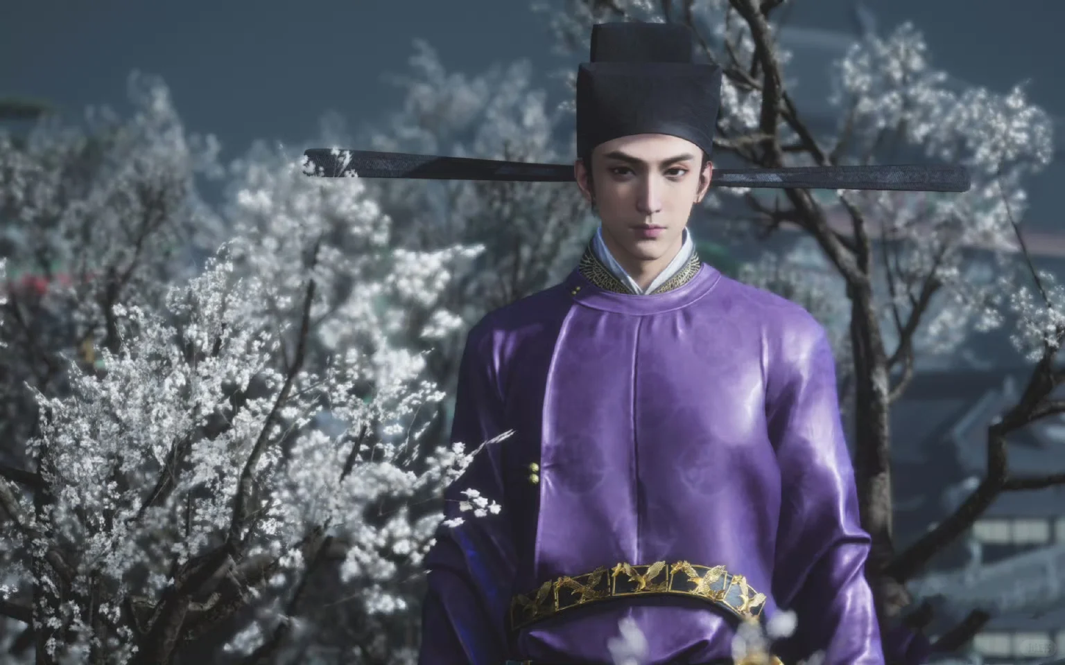 丹凤双眸似火燃，秋波一转魅如仙